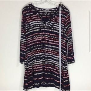 GUC JM Collection Women's
Large V-neck 3/4 Sleeve Stretchy Tunic RePosh